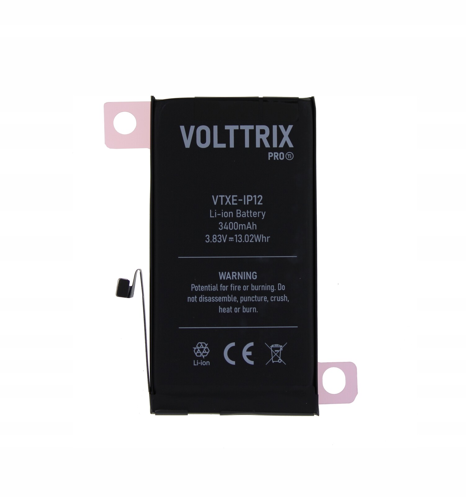 Baterie Volttrix Pro Ti pro iPhone 12 12 Pro Programovatelná 3400 mAh