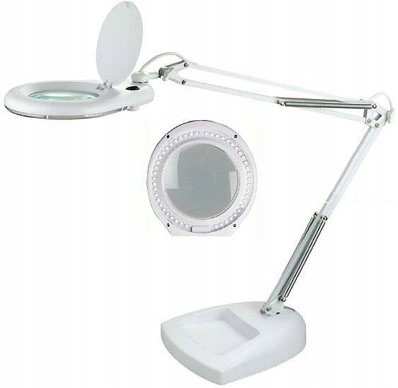 Stolní lupa Led ZD-129, 80xLED,5 dioptrií, podstavec
