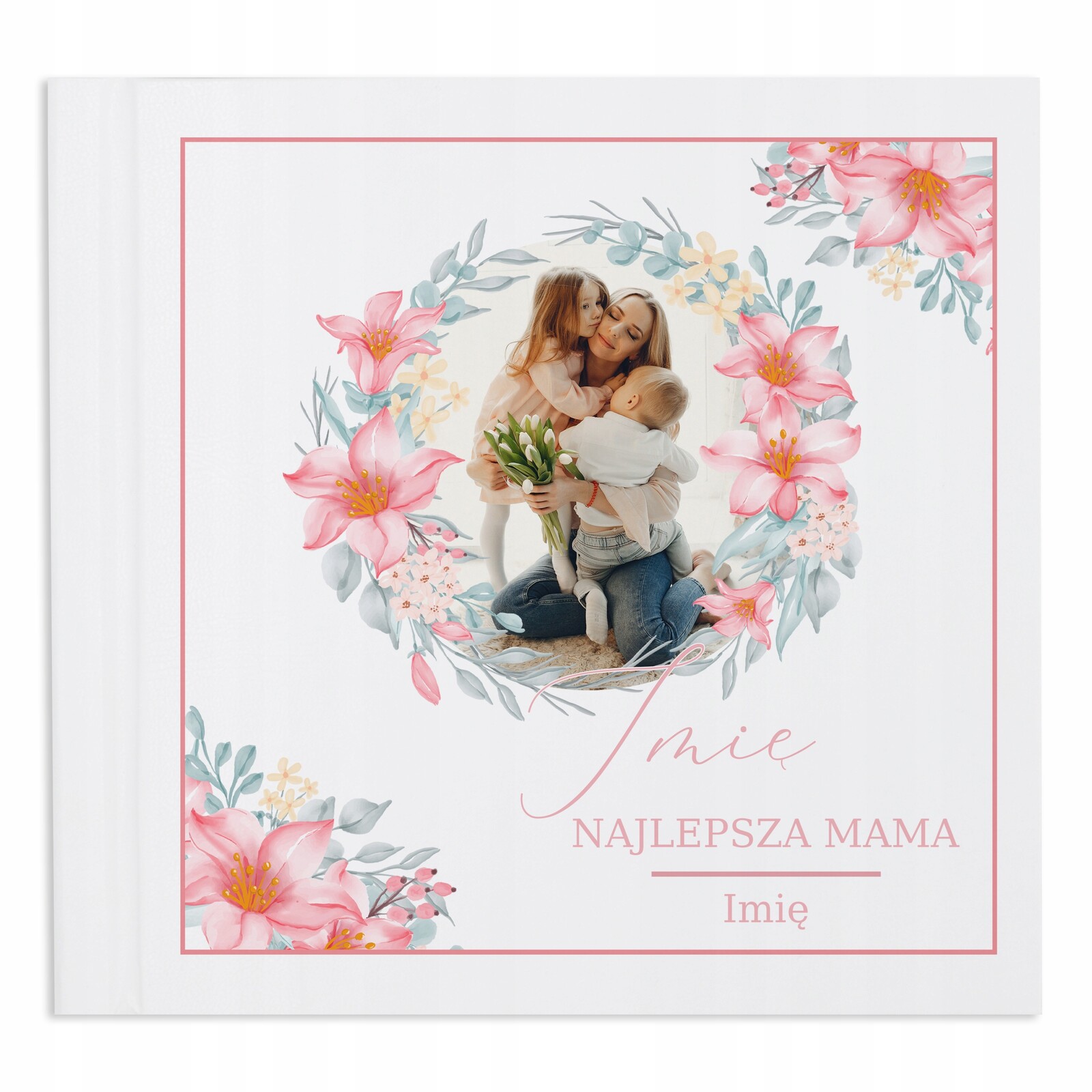 Album Černý Dárek ke Dni Matek pro nejlepší maminku Jméno Vzory