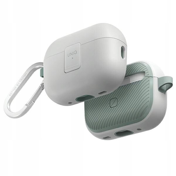 Uniq pouzdro Clyde Lock Case pro AirPods Pro 2 (2022/2023) bílo-mátové/dove white