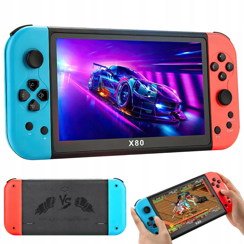 Přenosná Konzole X80 Classic MP5 Vánoční Dárek 16G Polské
