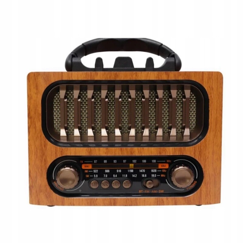 Kuchyňské rádio Retro Bezdrátový Usb přehrávač microSD