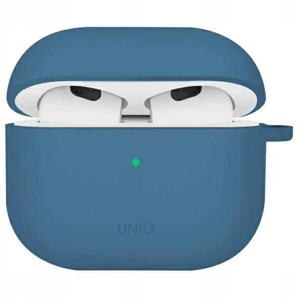 Uniq pouzdro Nexo AirPods 4 Ear Hooks Silicone modré/pacific blue