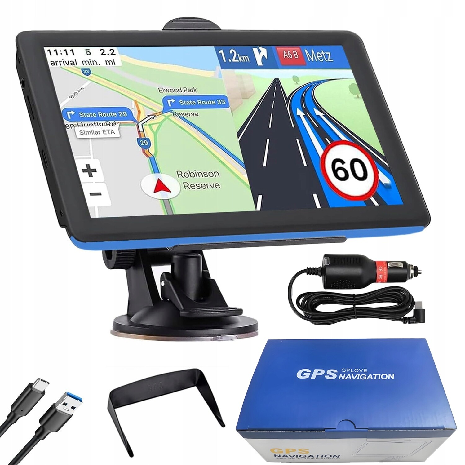 Navigační samochodová Gps 7 Cali Ekran 16GB pro mobilní iGO Primo Truck