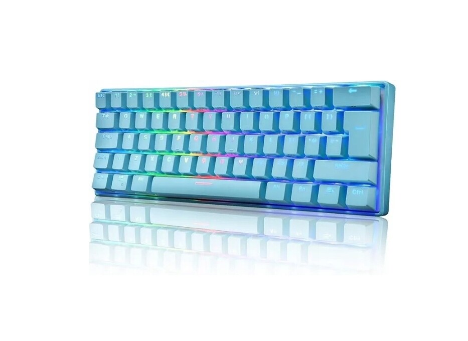 Magic-Refiner MK26 Rgb 60% Mechanická klávesnice Sky Blue