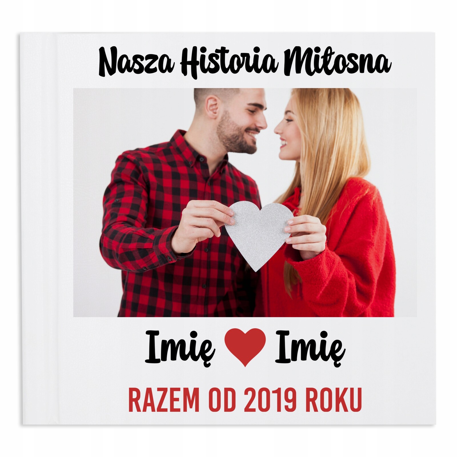 Album Bílý Dárek k Valentýnu Výročí Naše Milostná Historie Jméno Datum