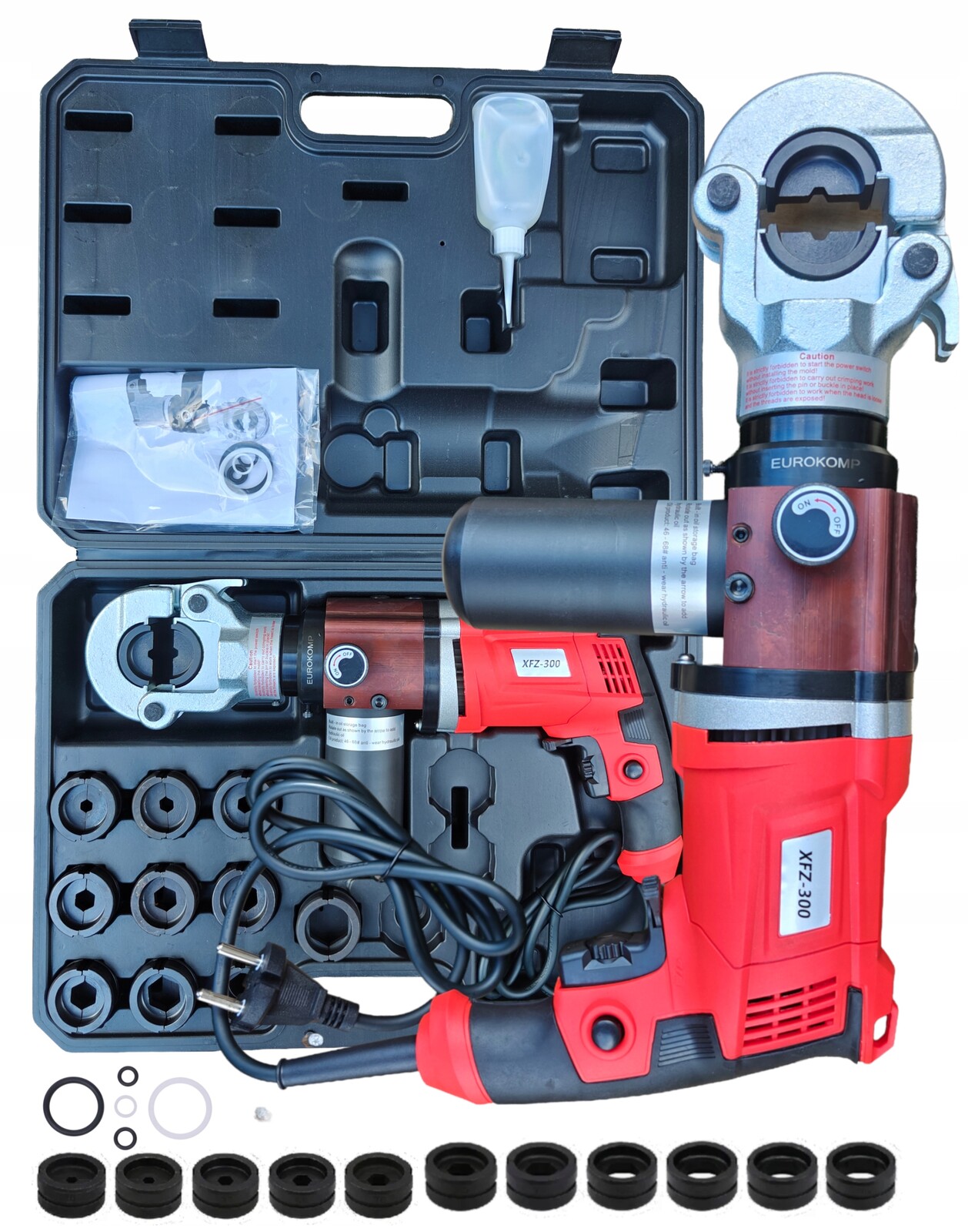 Hydraulická Svorka Pro Kabely 16-300 mm Akumulátorová 7,5T