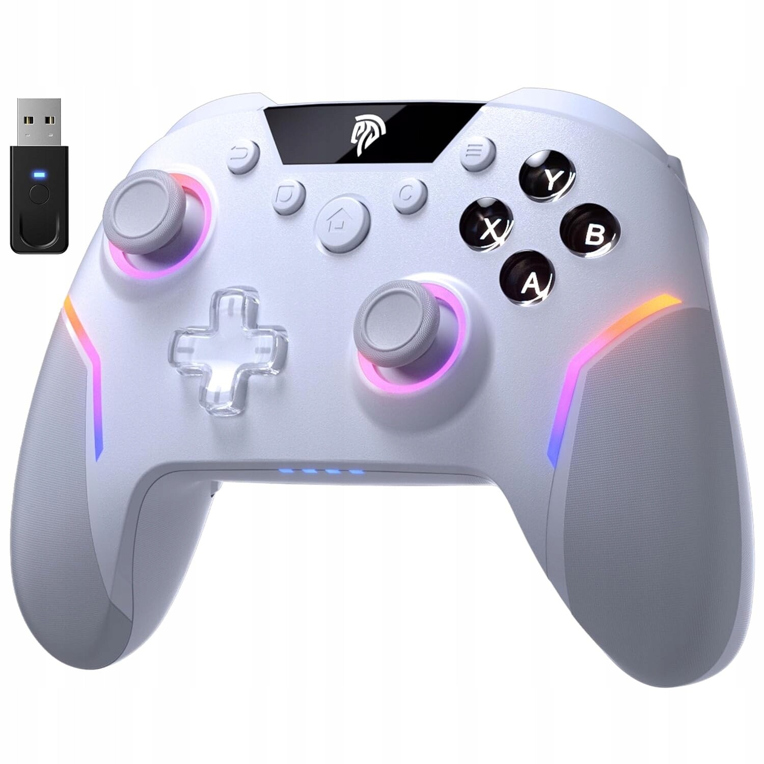 EasySMX X20 Rgb Bezdrátový ovladač Pad Pc Switch Android Bluetooth 2,4