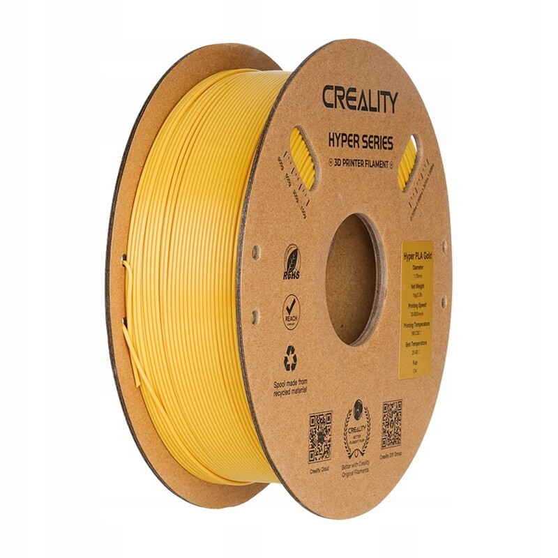 Filament Hyper Pla Creality (Zlatý)