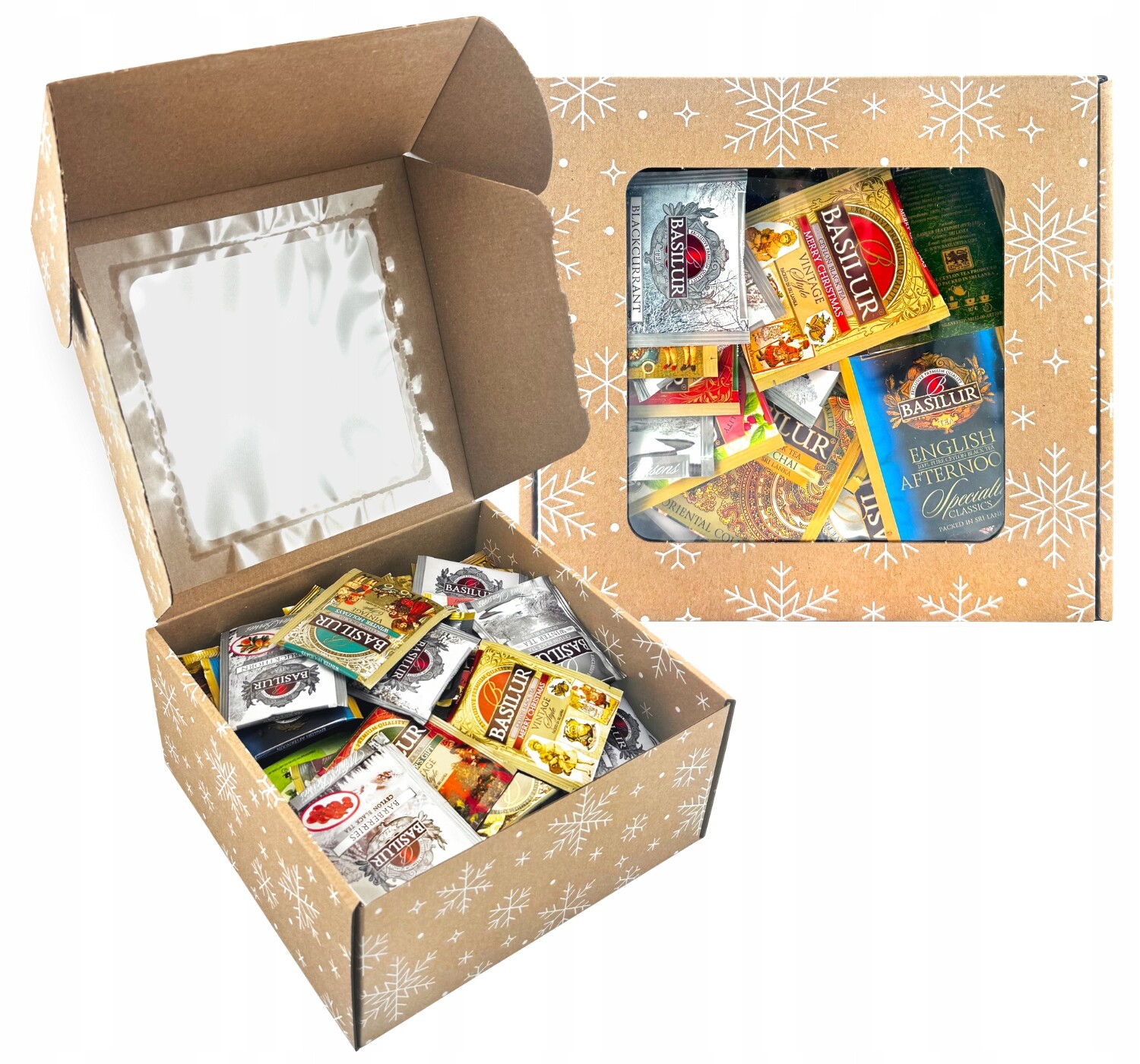 Vánoční Sada Čajů Basilur Tipson Kingsleaf Stassen 109 Příchutí