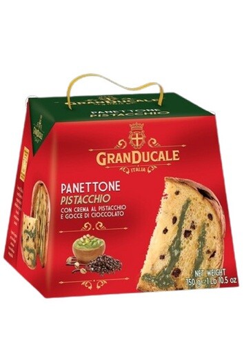Vánoční Panettone Bábovka Pistáciovým Krémem, Pistáciovou Čokoláda 750G