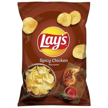 Lay'S Spicy Chicken 130g Křupavé chipsy s jedinečnou chutí