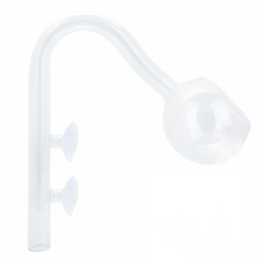 Skleněný Vývod Pro Filtr Kulatý 13 MM Na Hadici 12/16 MM Pro Akvárium Lily Pipe