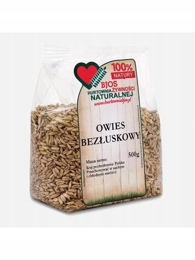 7 x Bjos Bezlupkový oves 500 g Bjos