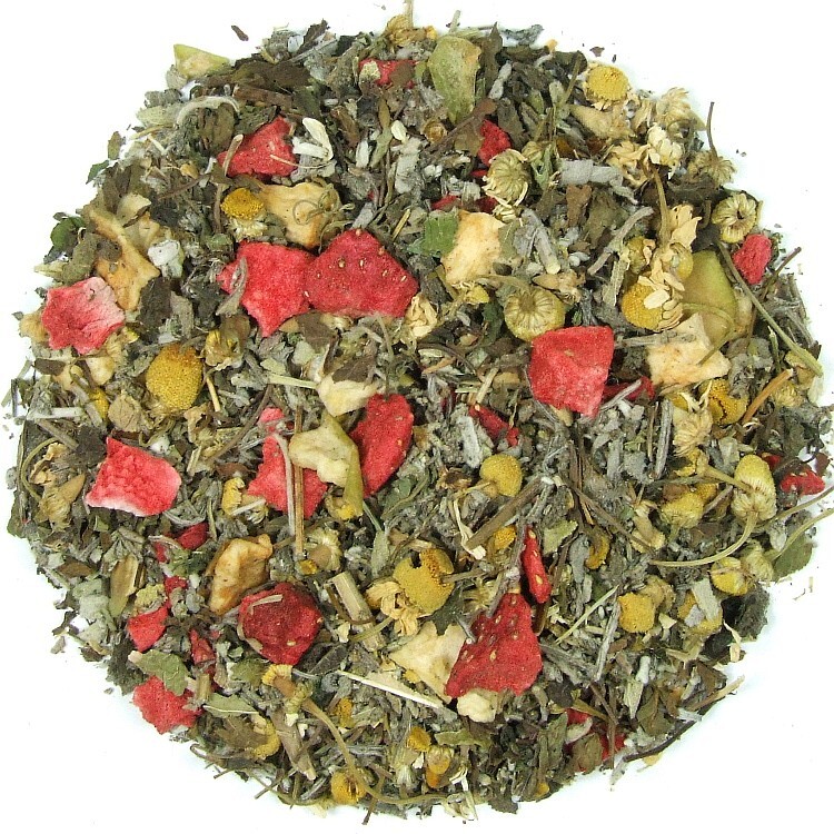 Ovocně bylinný čaj Hot Pot jahoda Meduňka máta 500 g