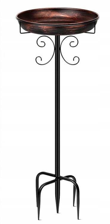 Kovové krmítko pro ptáky 89 cm, výška x 30,5 cm, průměr do zahrady i na terasu