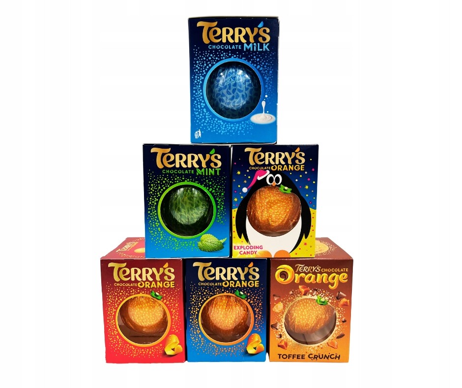 Čokoládky Terry's Orange MIX Chutí Čokoláda sada jako dárek 6 kusů