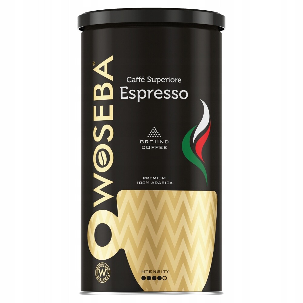 Woseba Caffé Superiore Espresso Arabica, mletá káva 500 g