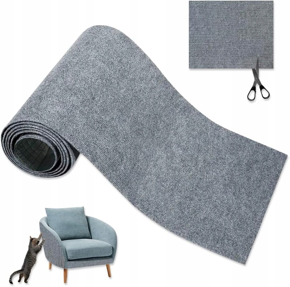 Samolepicí Škrabací Podložka Pro Kočky Ořezaná 300 X 40 CM Na Škrabadlo