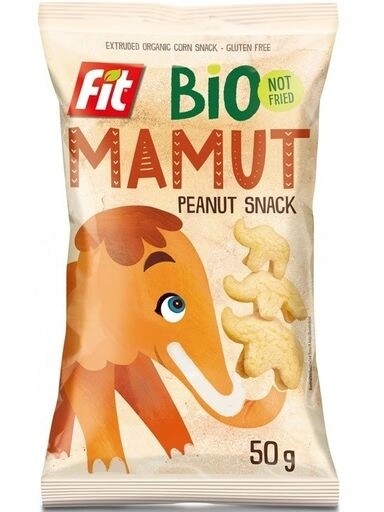 9x Bio Mamut Kukuřičné křupky s oříškovou příchutí, bezlepkové, 50 g Bio