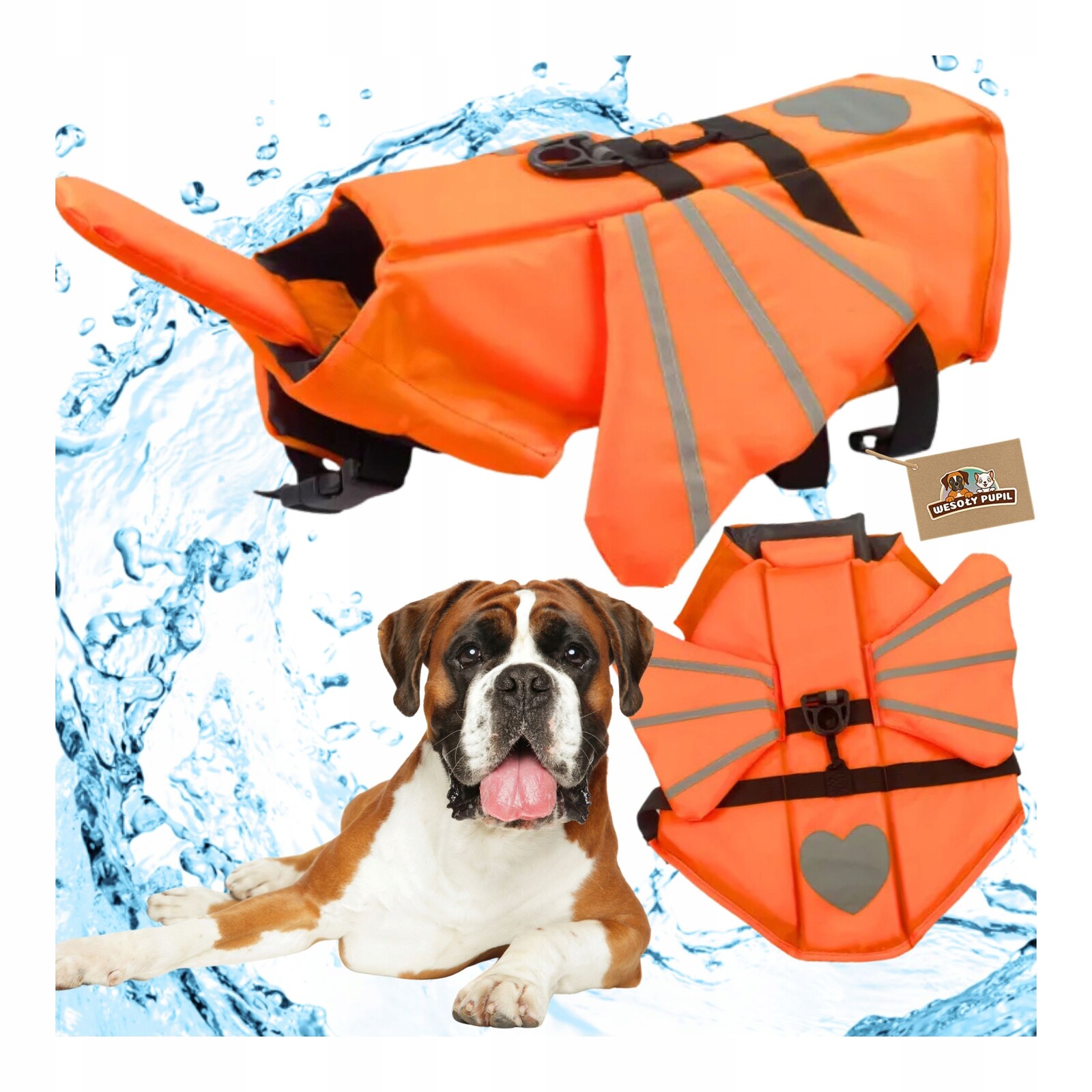 Kapok pro psa plovací vesta do vody Se Křídly XXL