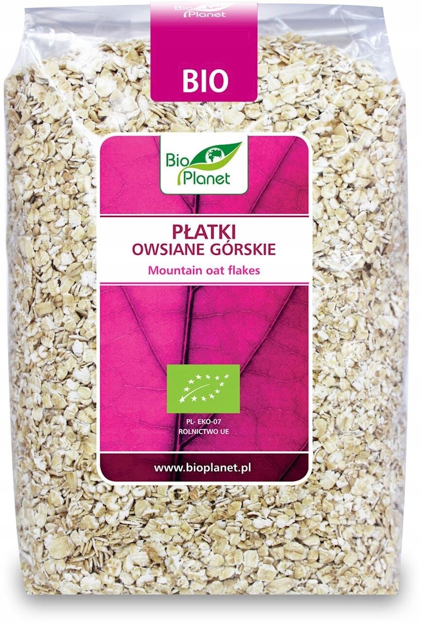 5x Bio Planet Ovesné vločky horské Bio 600 g Bio Planet