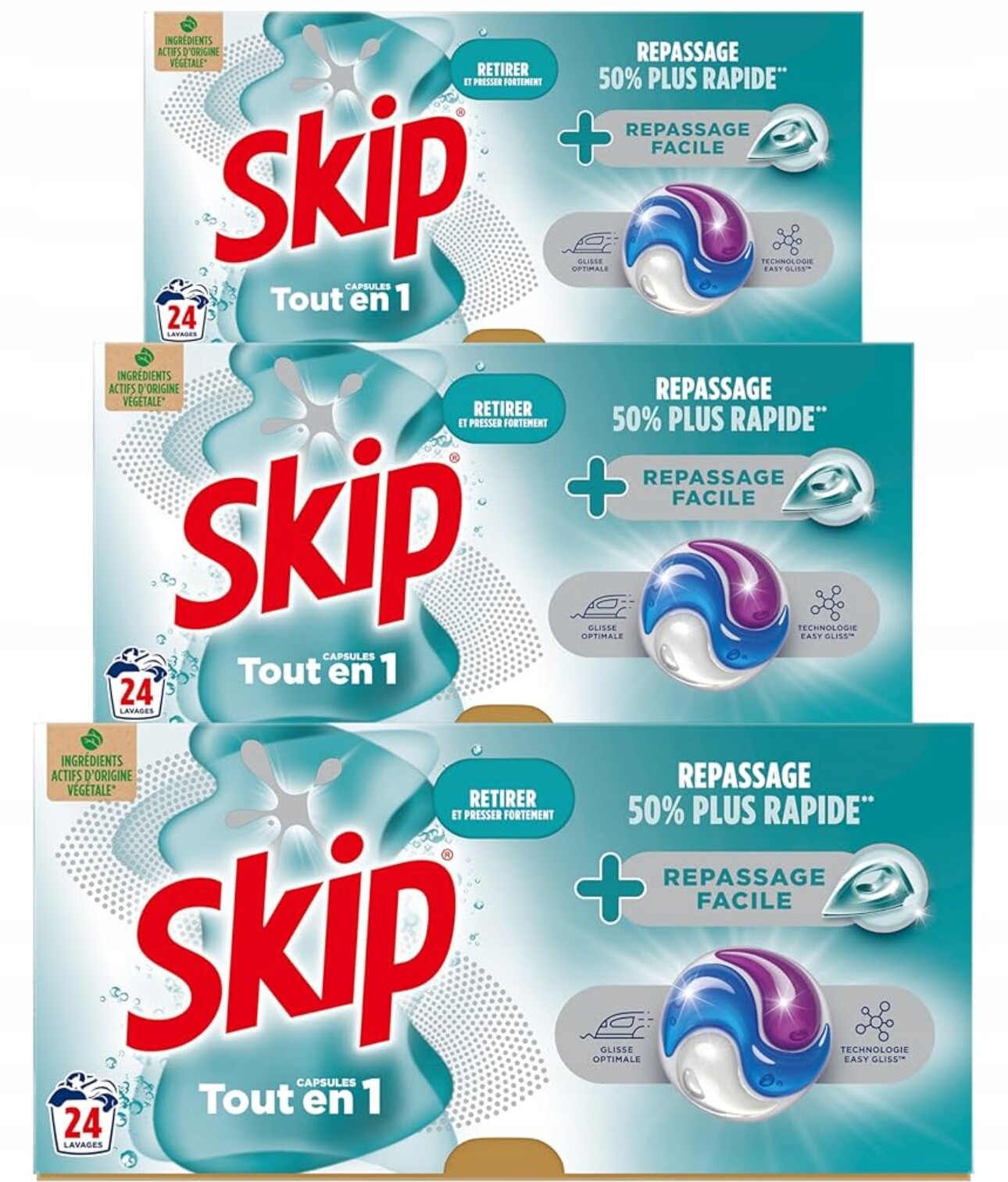 Skip Cajoline Intenzivní svěžest kapsle na praní 3v1 24ks