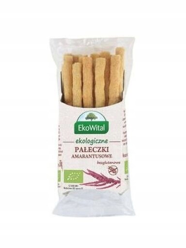 8 x Ekowital Amarantové tyčinky bezlepkové Bio 50 g
