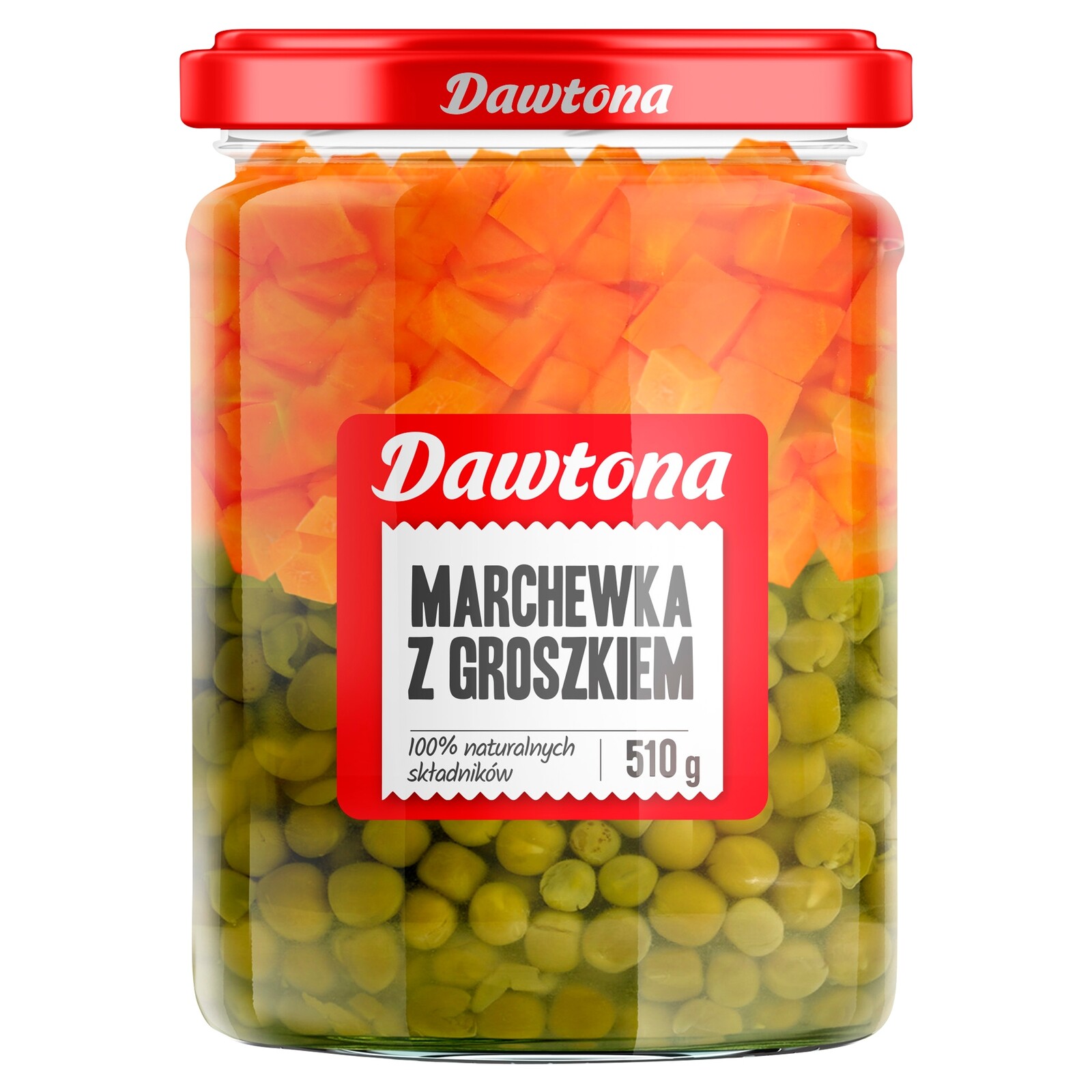 Mrkev s hráškem 510 g Dawtona