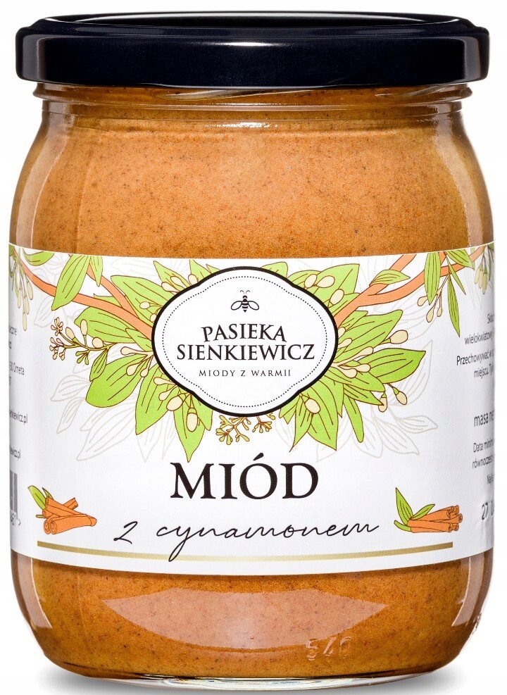 2X Pasieka Sienkiewicz Med Se Skořicí 700 G