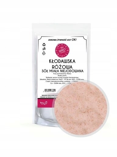 8 x Winoszarnia Kłodawska Sól Růžová Bez Jódu 1 kg
