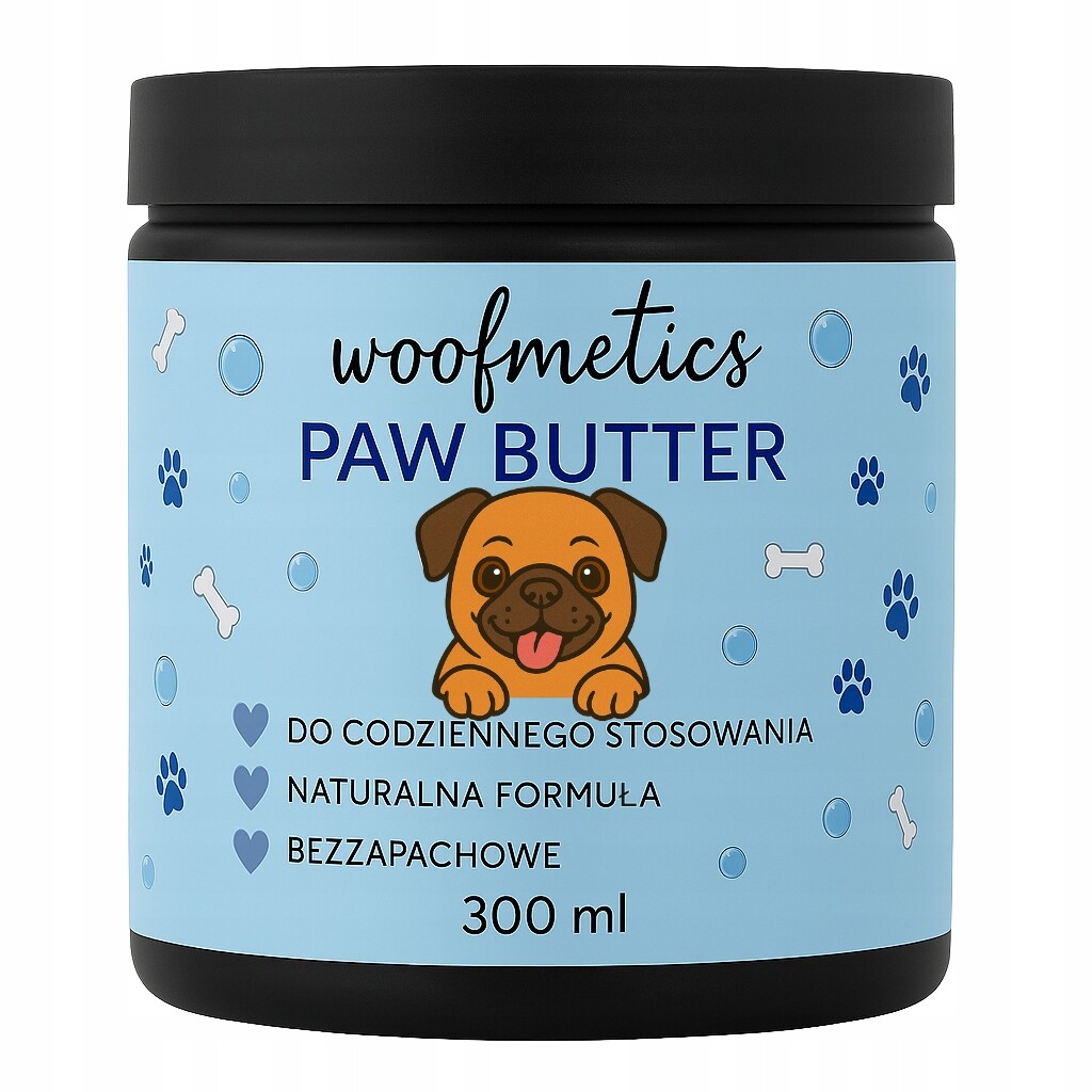 Woofmetics Paw Butter – Lapkové máslo pro péči o tlapky Bez Vůně 300 ml