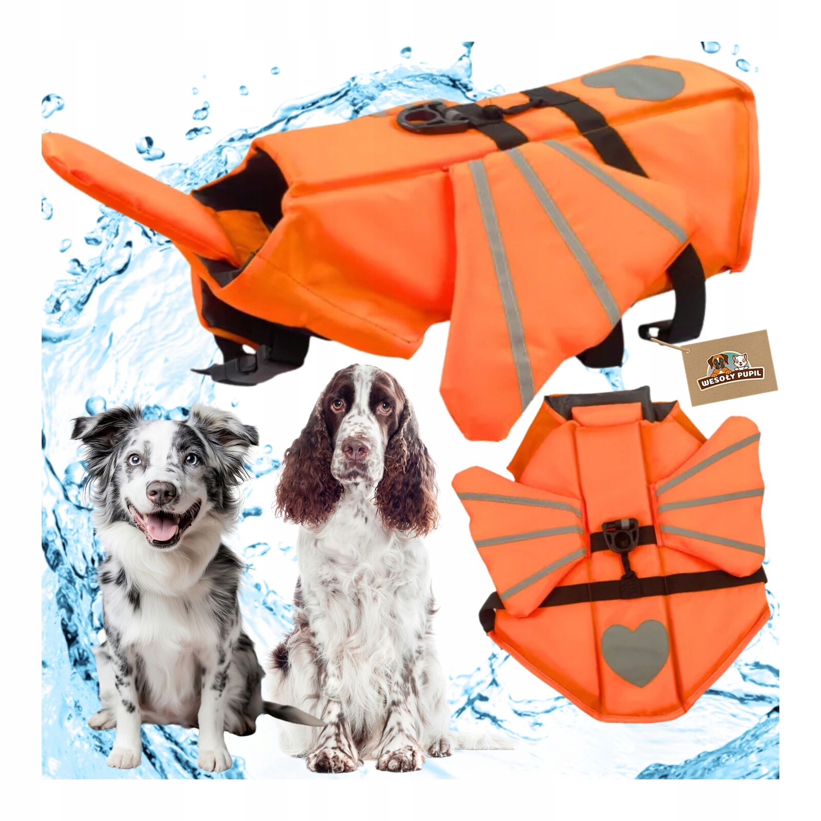 Kapok pro psa plovací vesta do vody Se Křídly vel. M