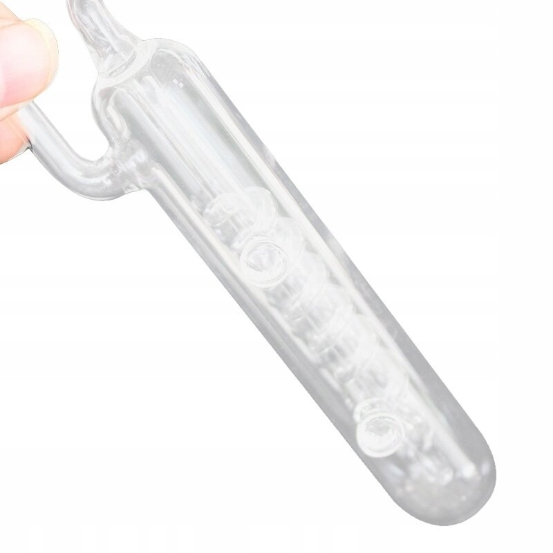 Počítadlo Bublinek CO2 Skleněná Spirála Pro Akvárium, Zpětný Ventil