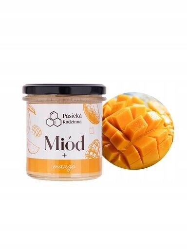 2x Pasieka Rodzinna Med s mangem 410 g