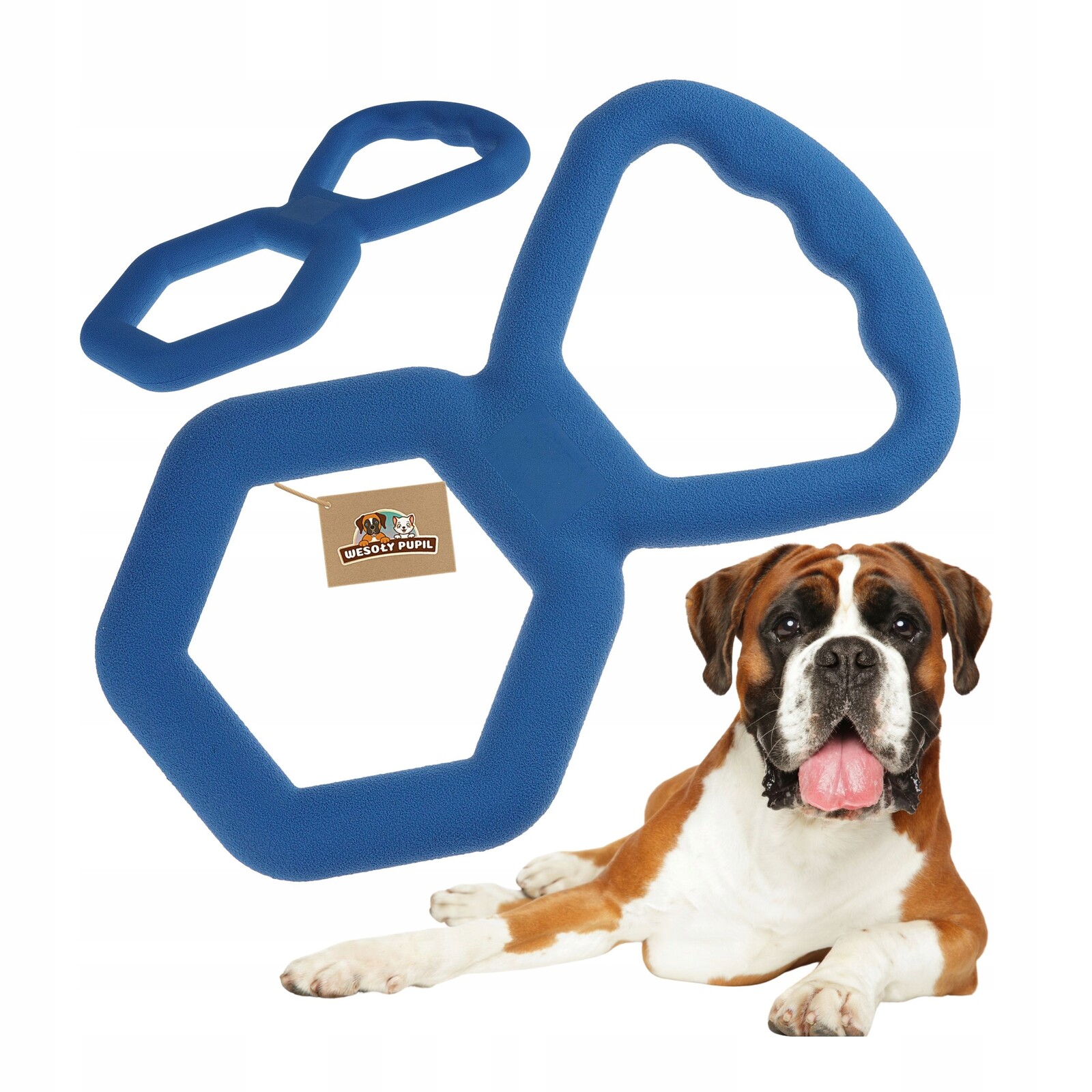 Kousátko pro psy Wesoły Pupil Hračka pro psy Mocny Gryzak z gumy Tpr pro