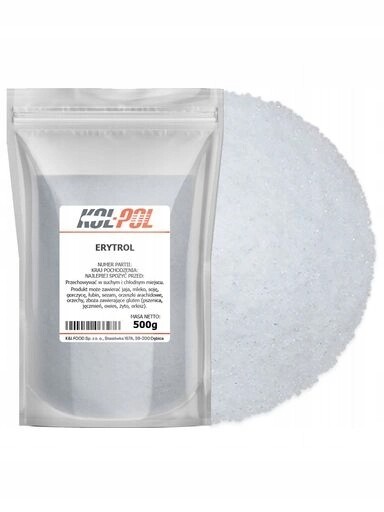 3x Erytrol Přírodní sladidlo 0 kalorií Náhrada cukru Kol-Pol 500 g