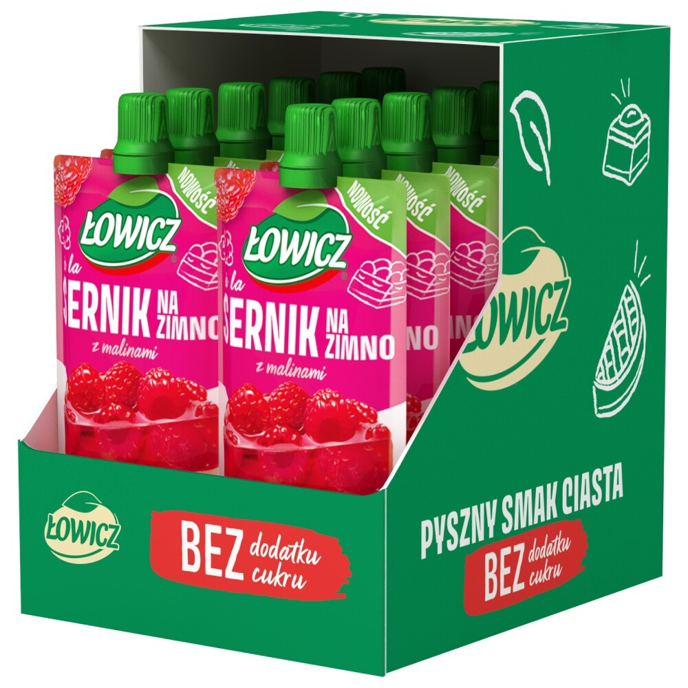 2x Łowicz dezert a'la cheesecake za studena 12x100g