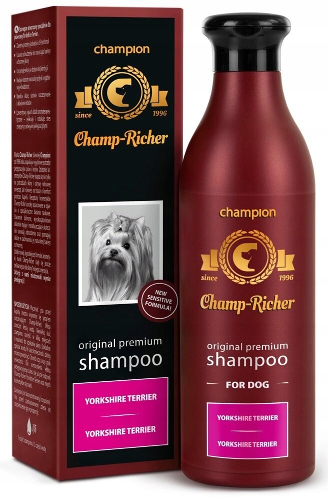 Champ-richer Šampon vytvořený speciálně pro psy plemene York Terrier 250 ml