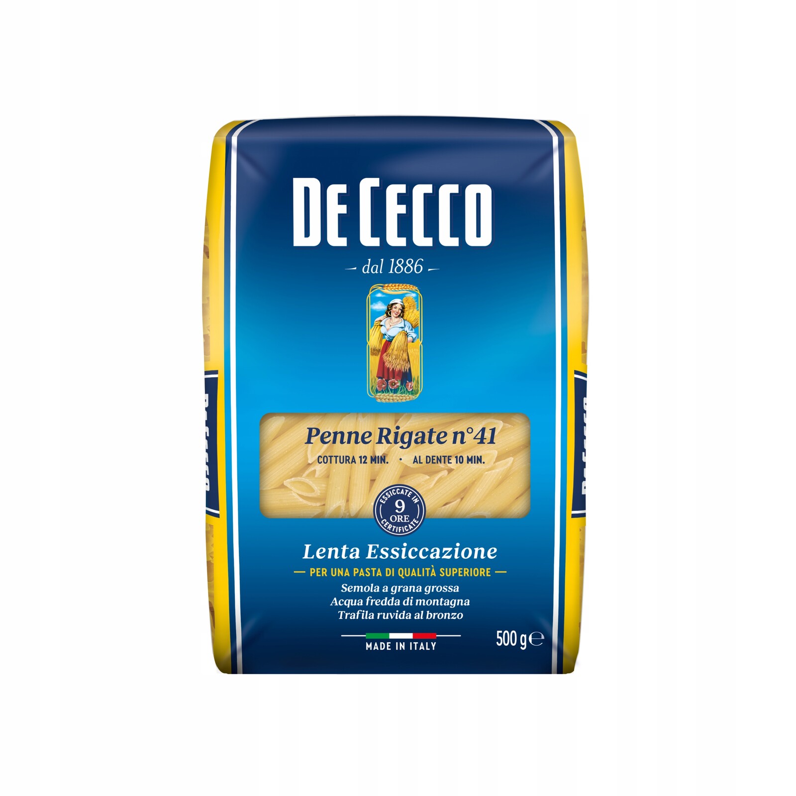 5 x Těstoviny Penne Rigate De Cecco 500 g