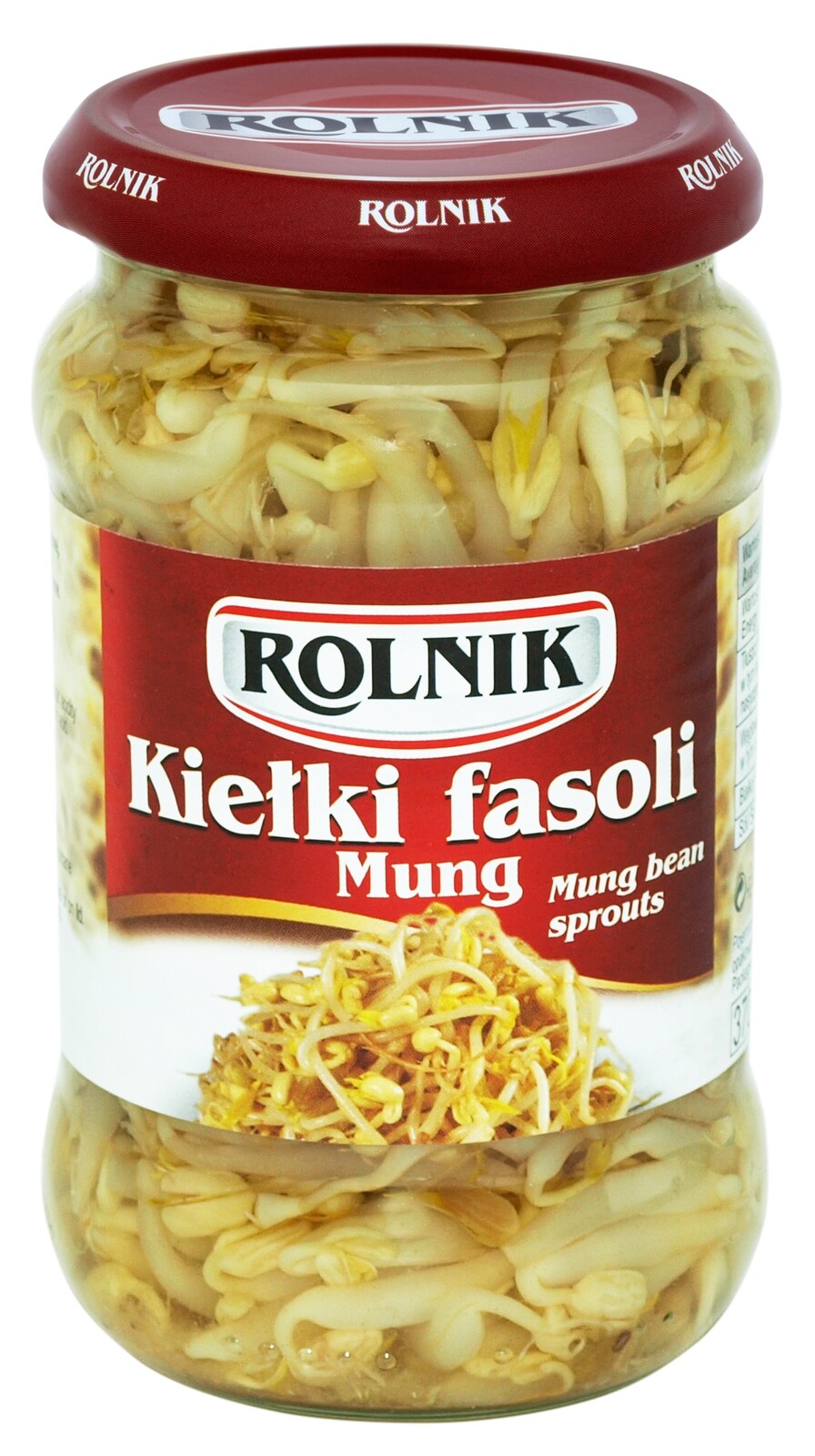 Rolnik Klíčky fazolí mung v nálevu ve sklenici 370 ml