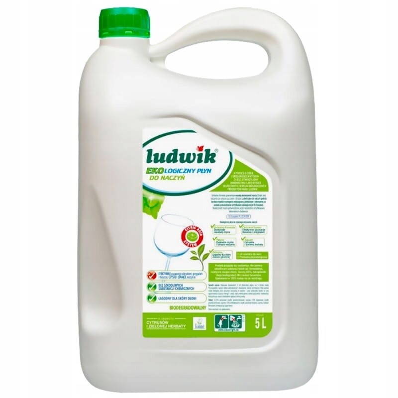 Ludwik Ekologický prostředek na mytí nádobí Zásoba 5 l