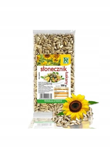 8 x Slunečnicová Semínka Loupaná Radix 500G