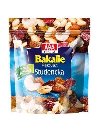 7 x Aga Holtex Studentská směs s celými brusinkami 120 g