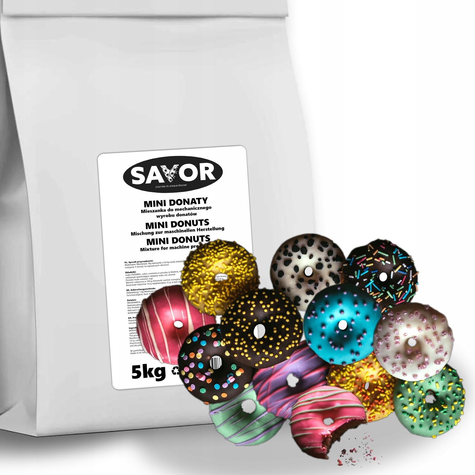 Směs mini koblih Donaty Savor 5 kg