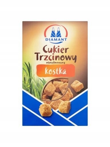 4 x Diamant Cukr třtinová kostka nerafinovaná 500 g