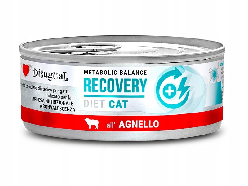 8 X Disugual Kočka Veterinary Recovery Jehněčí 85 G
