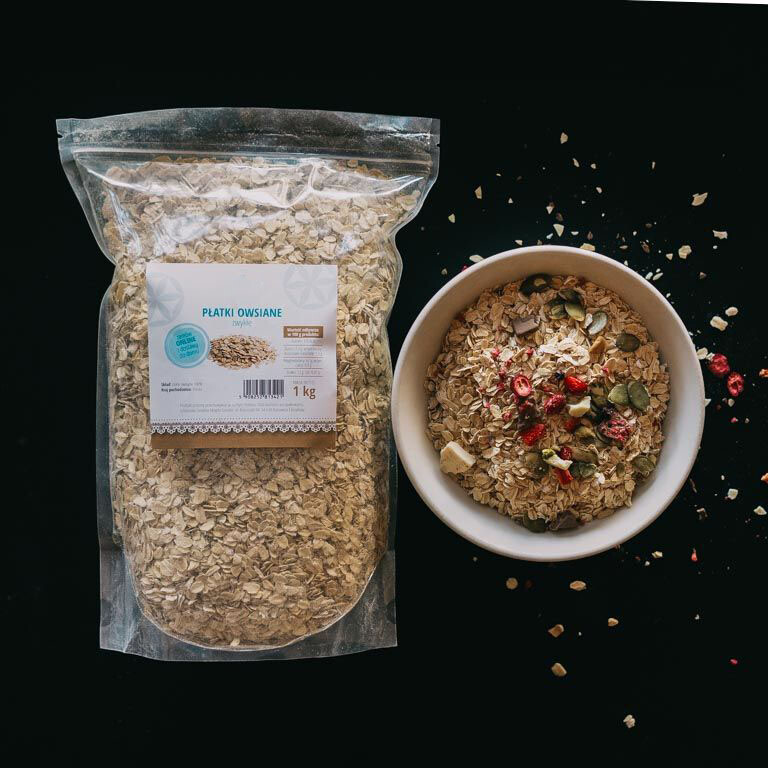 5 x Ovesné vločky 1 kg Útulek Bukovina