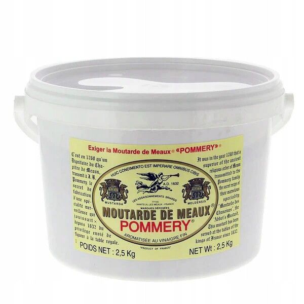 Pommery Pravá zrnitá Hořčice z Meaux Francie Kbelík 2,5 g