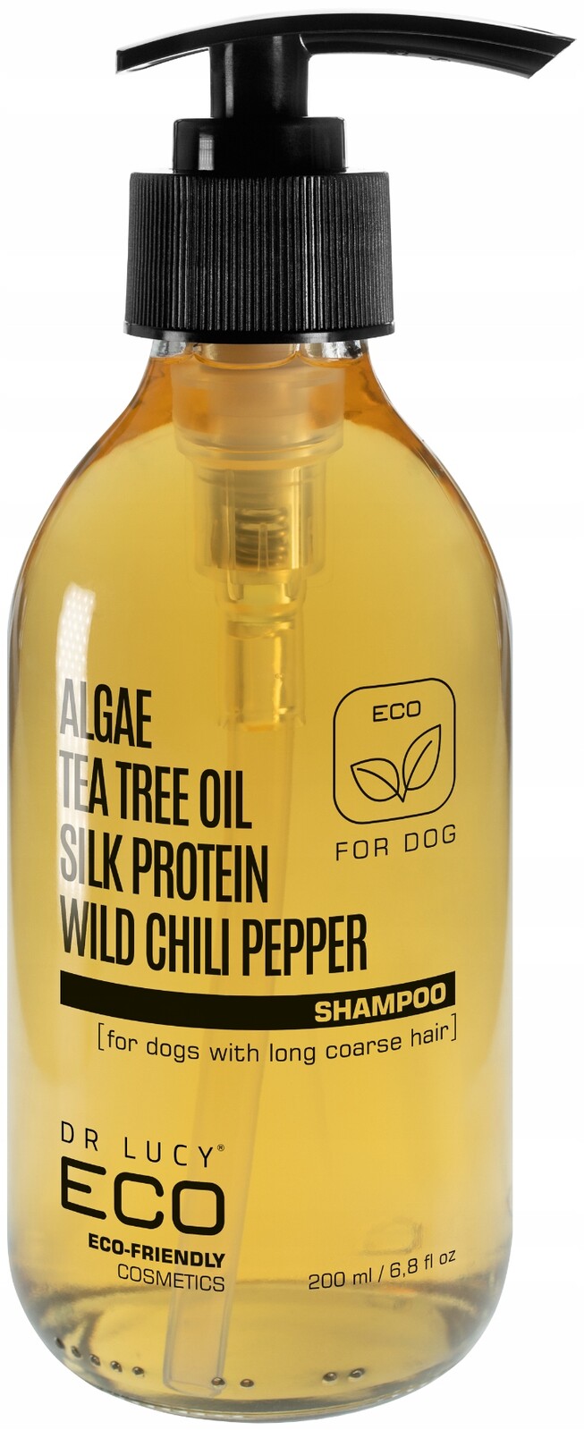 Šampon pro psy s dlouhou, hrubou srstí – jack russel a další, 200 ml